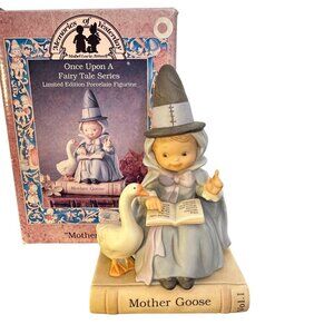 1992 Enesco Once Upon‎ a Fairy Tale Mother Goose Figurine